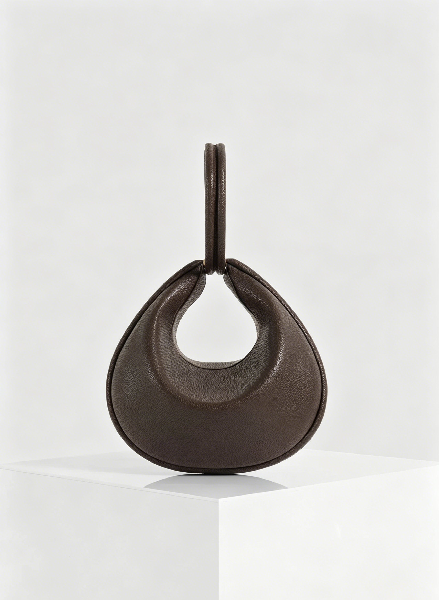 Detachable Handle Crescent Magnetic Hobo Shoulder Bag