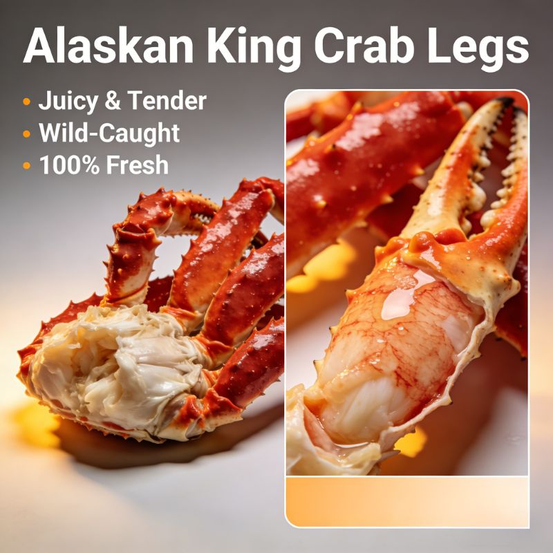 Colossal Alaskan King Crab Legs | Restaurant-Quality Seafood Delivered